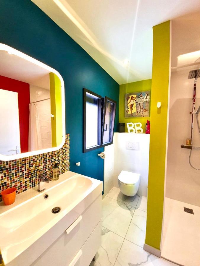 La Maison Pop Appartement Meuble Independant Avec Jardin Romans-sur-Isère Exteriör bild