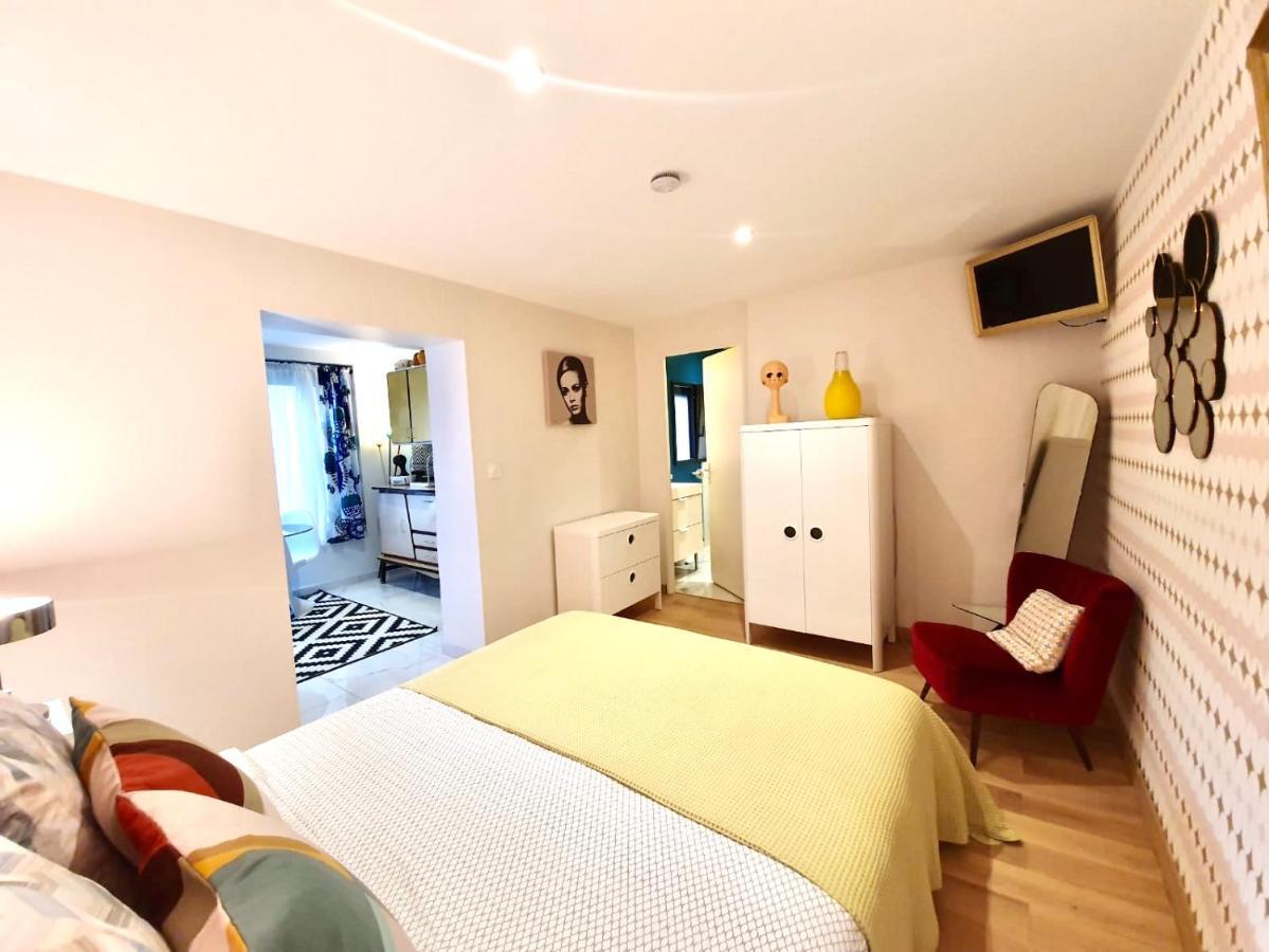 La Maison Pop Appartement Meuble Independant Avec Jardin Romans-sur-Isère Exteriör bild