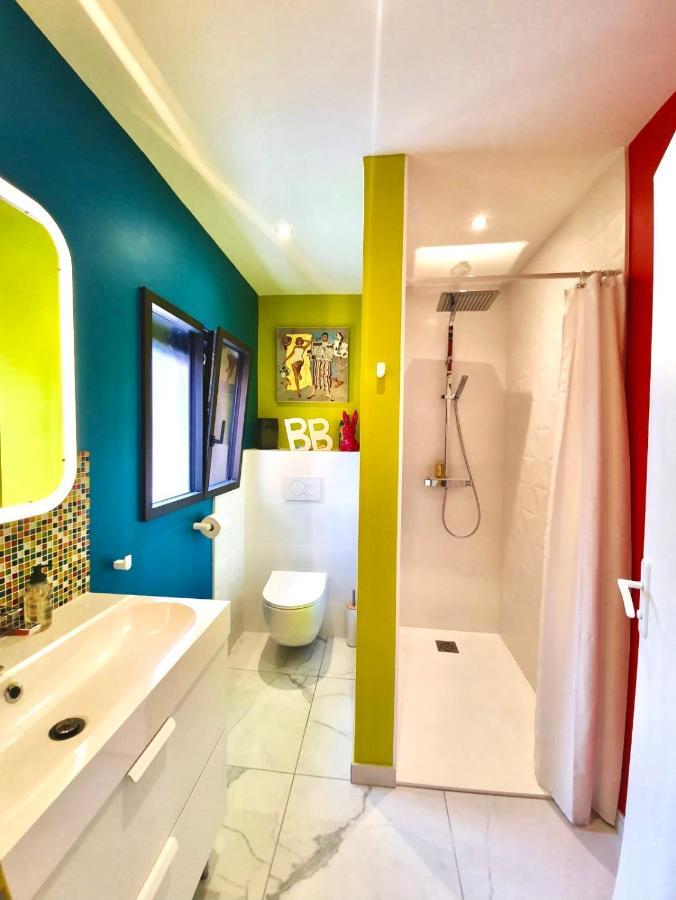 La Maison Pop Appartement Meuble Independant Avec Jardin Romans-sur-Isère Exteriör bild