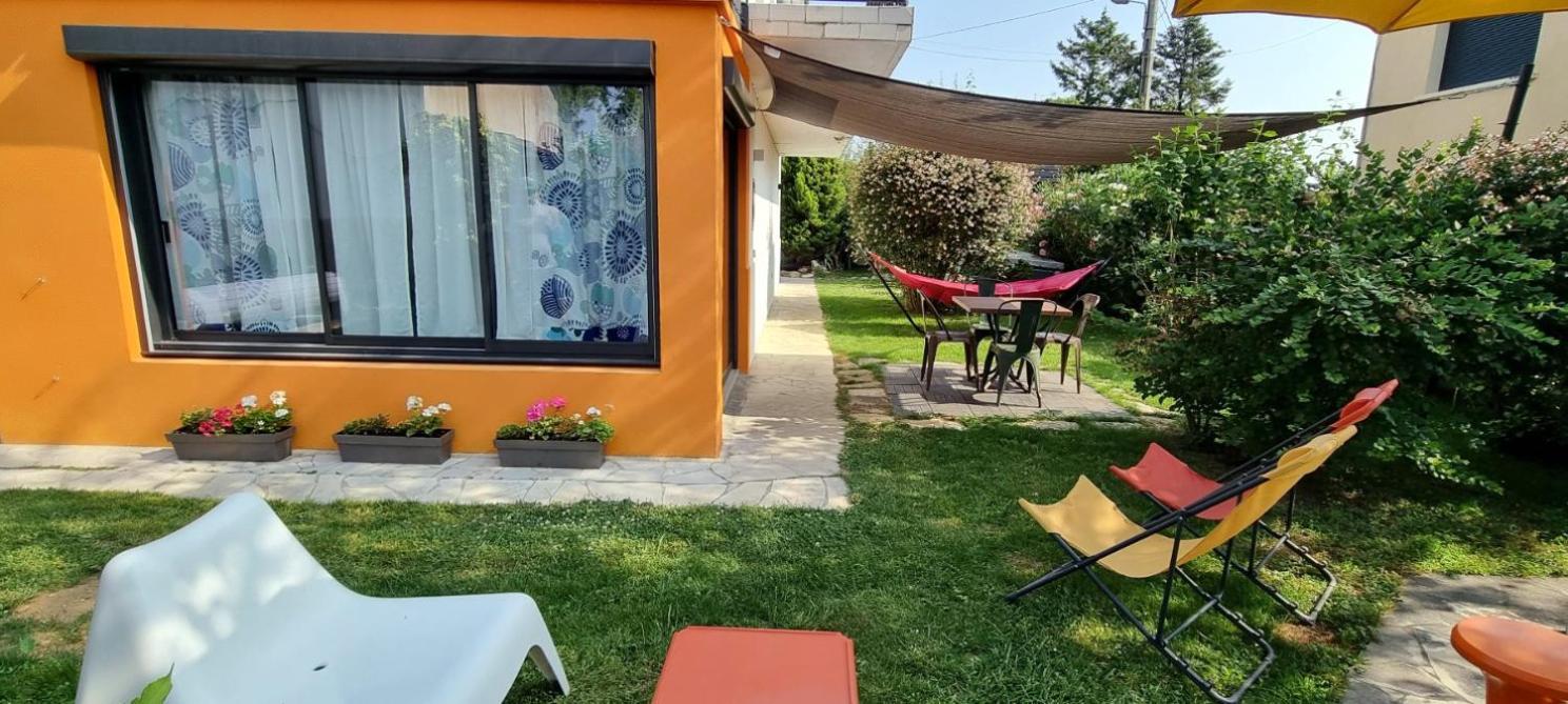 La Maison Pop Appartement Meuble Independant Avec Jardin Romans-sur-Isère Exteriör bild