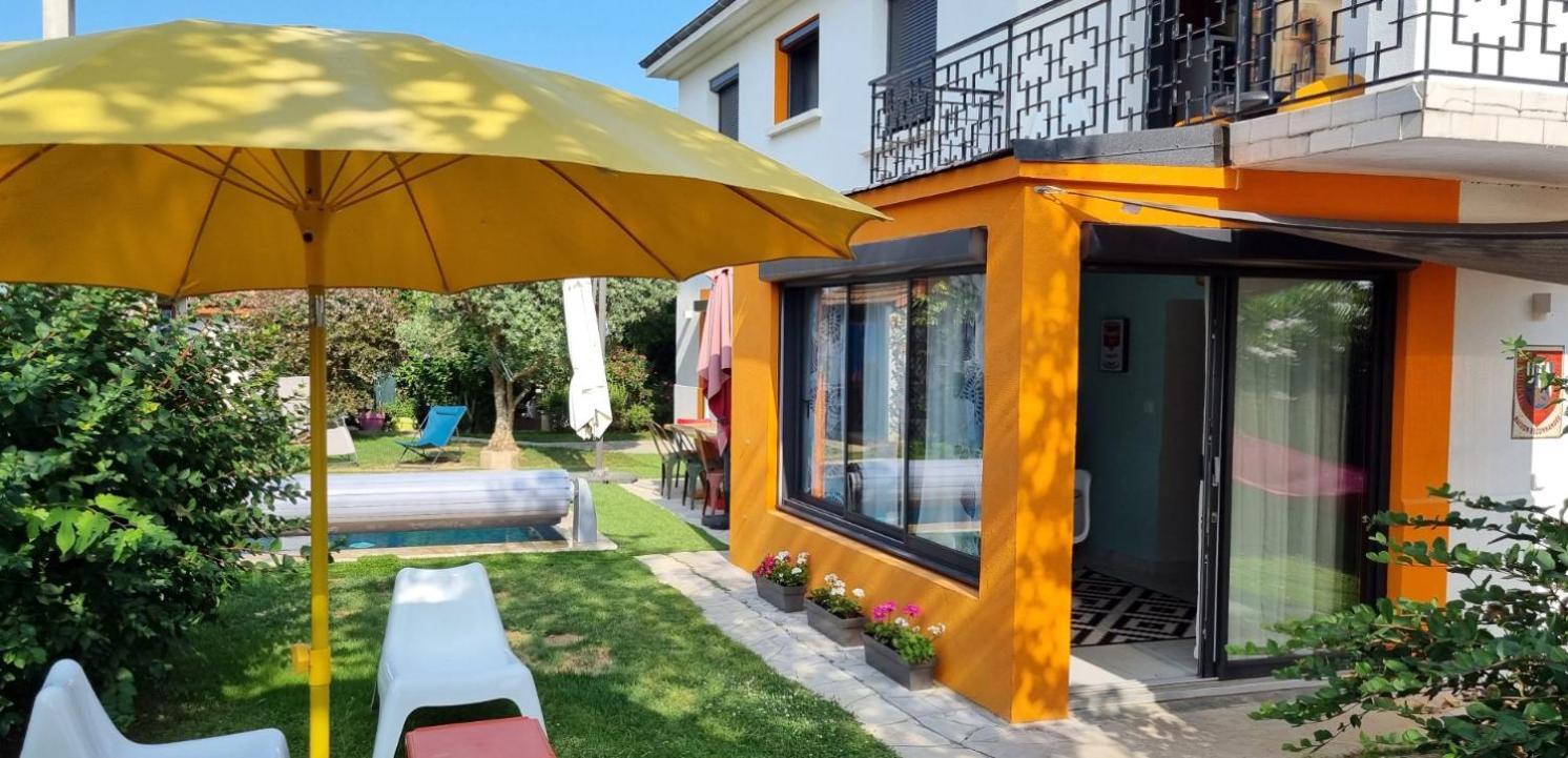 La Maison Pop Appartement Meuble Independant Avec Jardin Romans-sur-Isère Exteriör bild